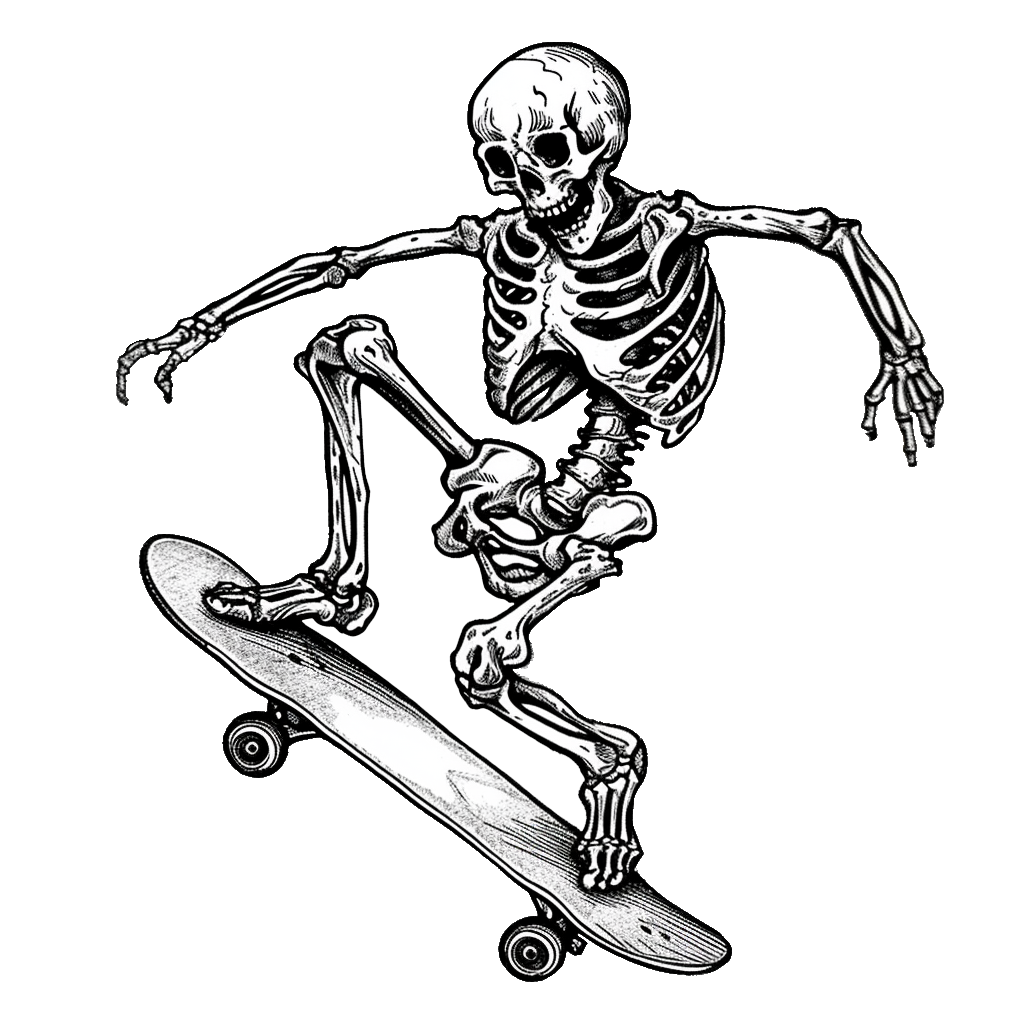 Skating Skeleton