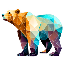 Load image into Gallery viewer, Poly Polar Bear
