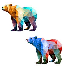 Load image into Gallery viewer, Poly Polar Bear
